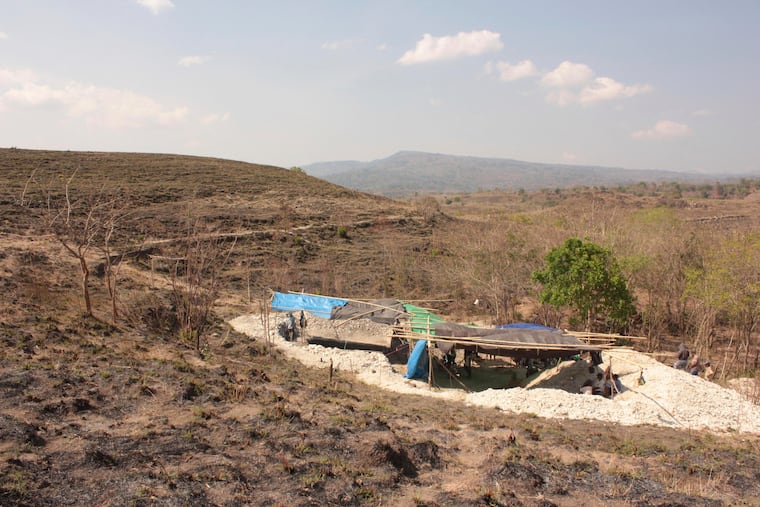 The Mata Menge excavation site on the Indonesia island of Flores on Oct. 15, 2014. Researchers uncovered fossils at the site that suggest ancestors of the “hobbits” were even smaller and lived around 700,000 years ago.