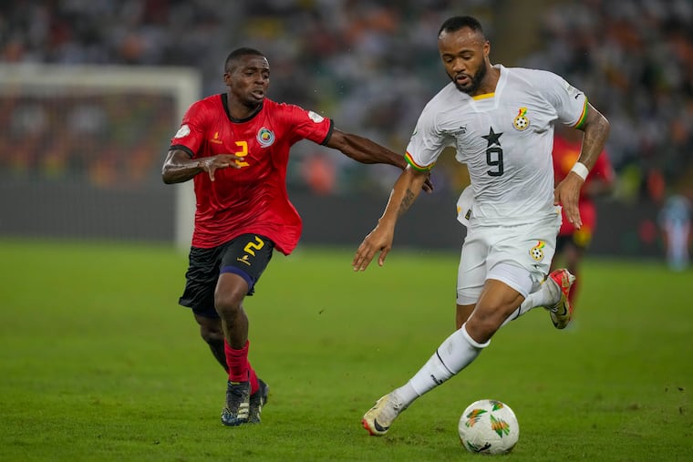 Jordan Ayew (right) is expected to be one of Ghana's go-to players as it looks to emerge from Group L.