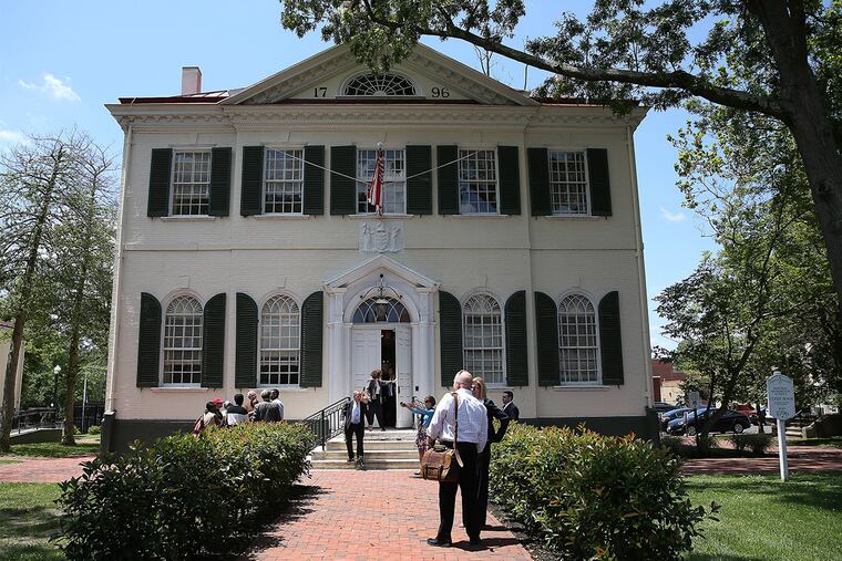 People gather outside after the Appellate Division of NJ Superior Court hears arguments on whether municipalities have outstanding obligation to zone for the Mount Laurel-type affordable housing units that went unbuilt during the 16 years when the state could not devise an acceptable formula.