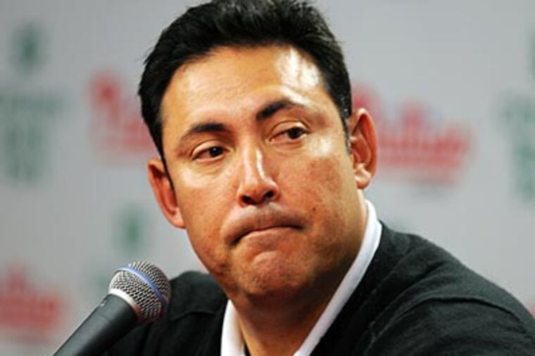 Phillies General Manager Ruben Amaro has been basically quiet on his plans regarding Jayson Werth. (Sarah J. Glover / Staff Photographer)