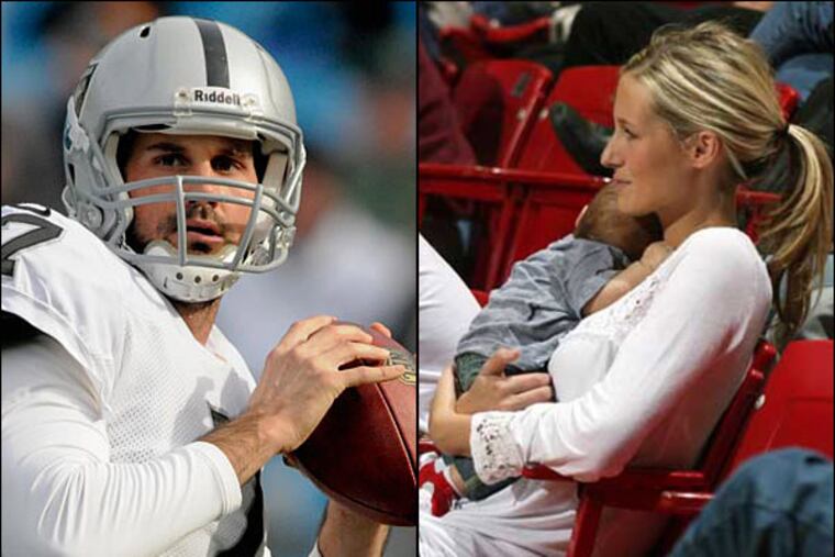 Matt Leinart and Brynn Cameron (File photos)
