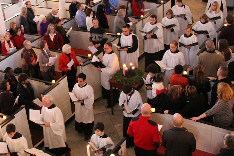 Festival of Lessons and Carols, an Advent tradition at St. Peter's Church.
