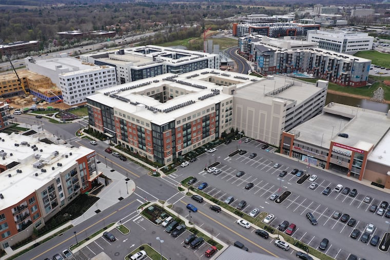 The King of Prussia Town Center, as pictured in this 2019 file photo, is one draw to the area, which has seen a surge in renters. Greystar is planning another complex in the Montgomery County suburb.