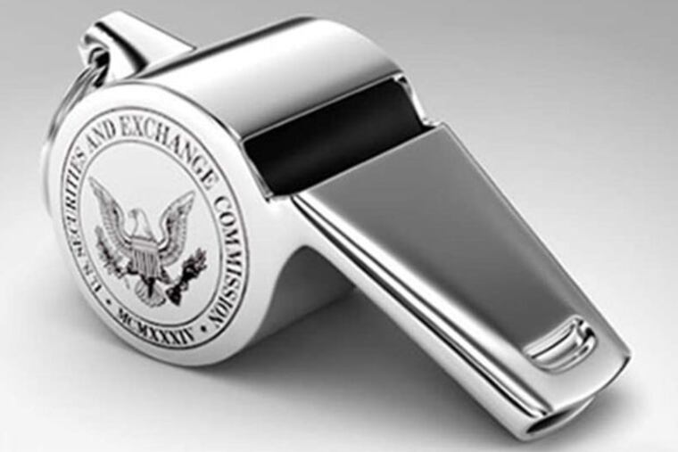 The SEC officially seeks whistle-blowers, but a senior counsel says she learned otherwise.