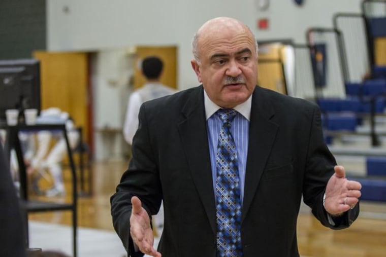 Penn State University assistant coach George Abashidze, on Saturday, Jan. 16, 2016.