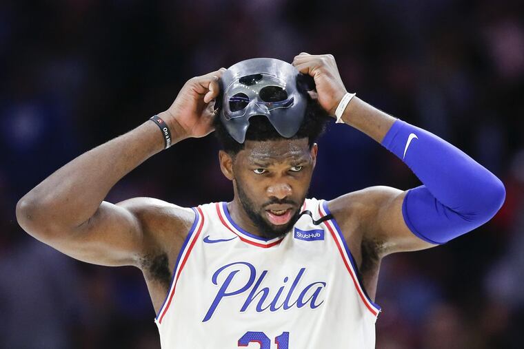 Sixers center Joel Embiid doesn’t pay attention to all the national hype his squad has been receiving.