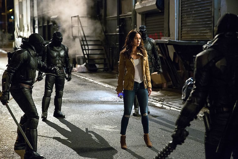 Megan Fox as April O'Neil in a scene from "Teenage Mutant Ninja Turtles: Out of the Shadows."