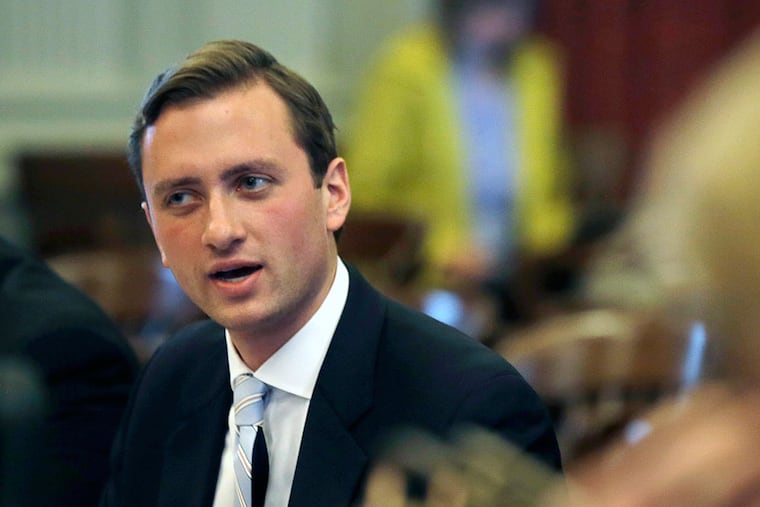 Matt Mowers has been involved in politics since he was a teenager; a N.J. state senator hired him right out of high school. MEL EVANS / AP