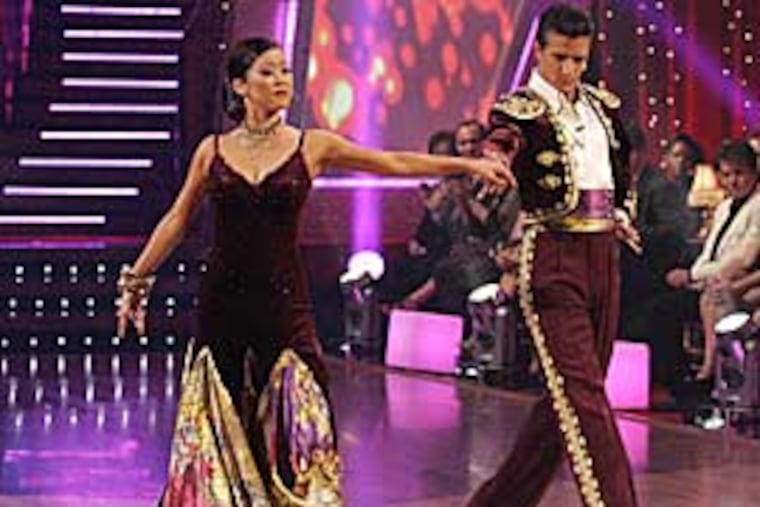 Olympic champion figure skater Kristi Yamaguchi, with her partner Mark Ballas, is considered the one to beat on this season of "Dancing With the Stars."