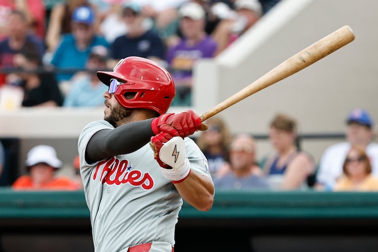 Otto Kemp hit his third home run of the spring on Monday, a 455-foot shot against the Tigers.