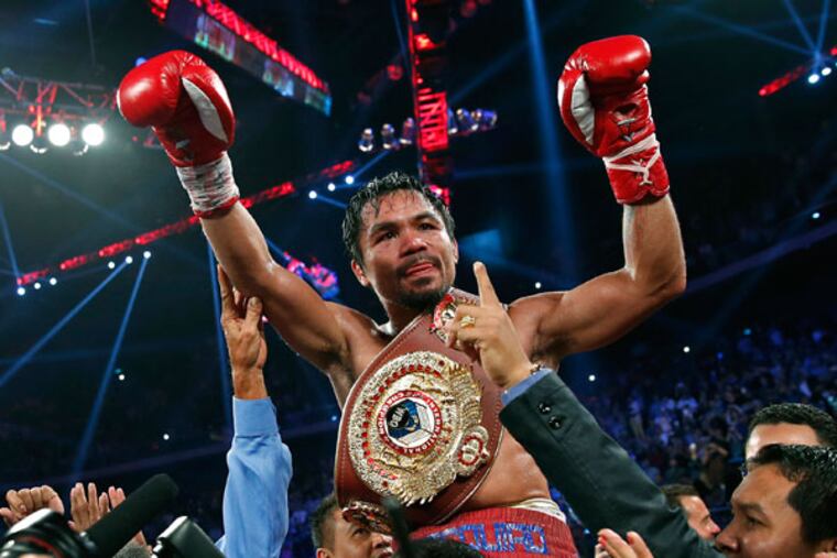 Manny Pacquiao reportedly owes the IRS more than $18 million. (Associated Press)