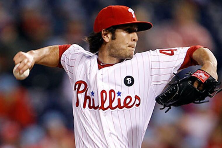 Michael Stutes has been a significant part of the Phillies' bullpen this season. (Yong Kim/Staff Photographer)