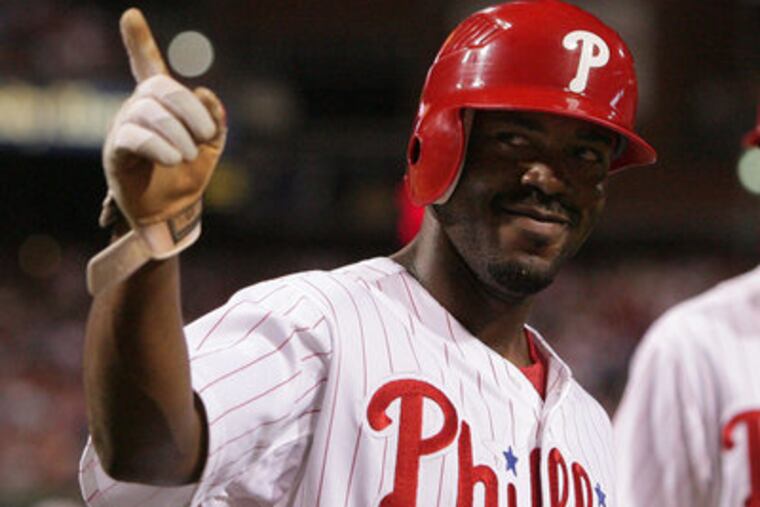 Jimmy Rollins yesterday tried to clarify his comments about Philly fans being 'front-runners.' (File photo)