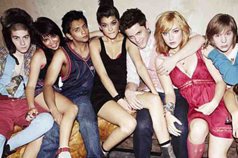 The cast of "Skins," based on a British comedy-drama known for its frank depictions of sex and drug use. Taco Bell pulled its advertising over concerns that the show might violate child-pornography laws.