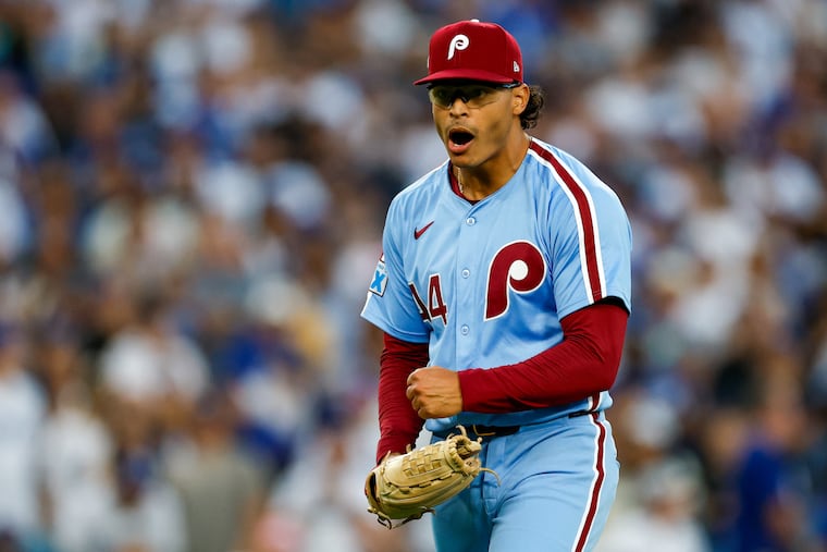 Phillies pitcher Jesús Luzardo is one of seven players who were tendered contracts by the Phillies on Friday.