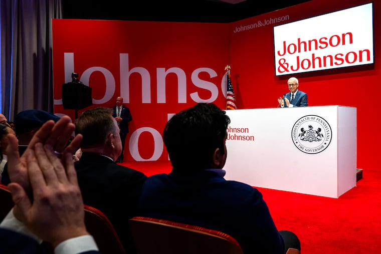 Joaquin Duato, Johnson & Johnson's chairman and CEO, announced Wednesday that J&J will spend more than $1 billion on a cell therapy plant in Lower Gwynedd Township.