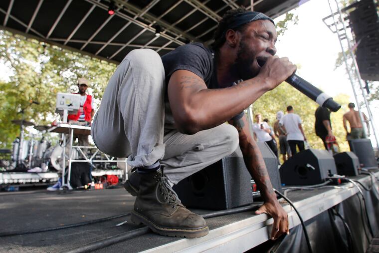 Jpeg Mafia performs during the Made in America Festival Sunday, September 2, 2018.