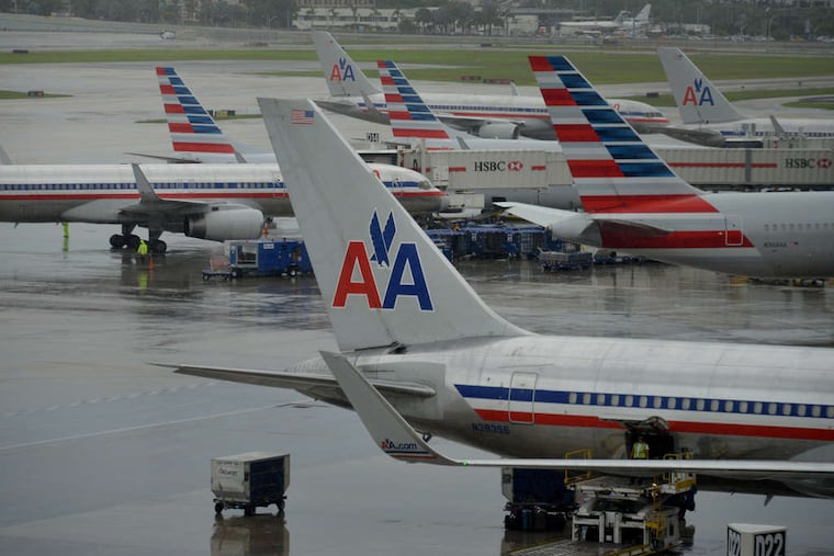 American Airlines has a hub in Philadelphia.