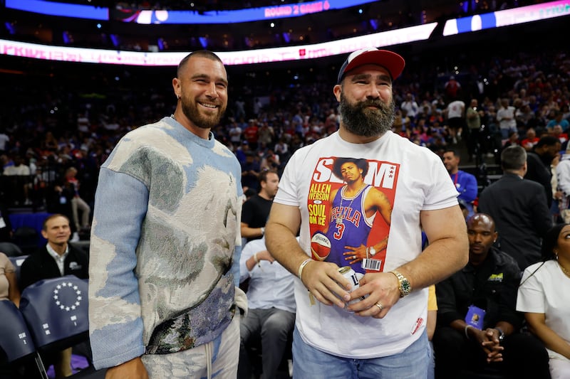 Jason Romano Rays Jason and Travis Kelce lost to Ray Romano in karaoke at the American ...