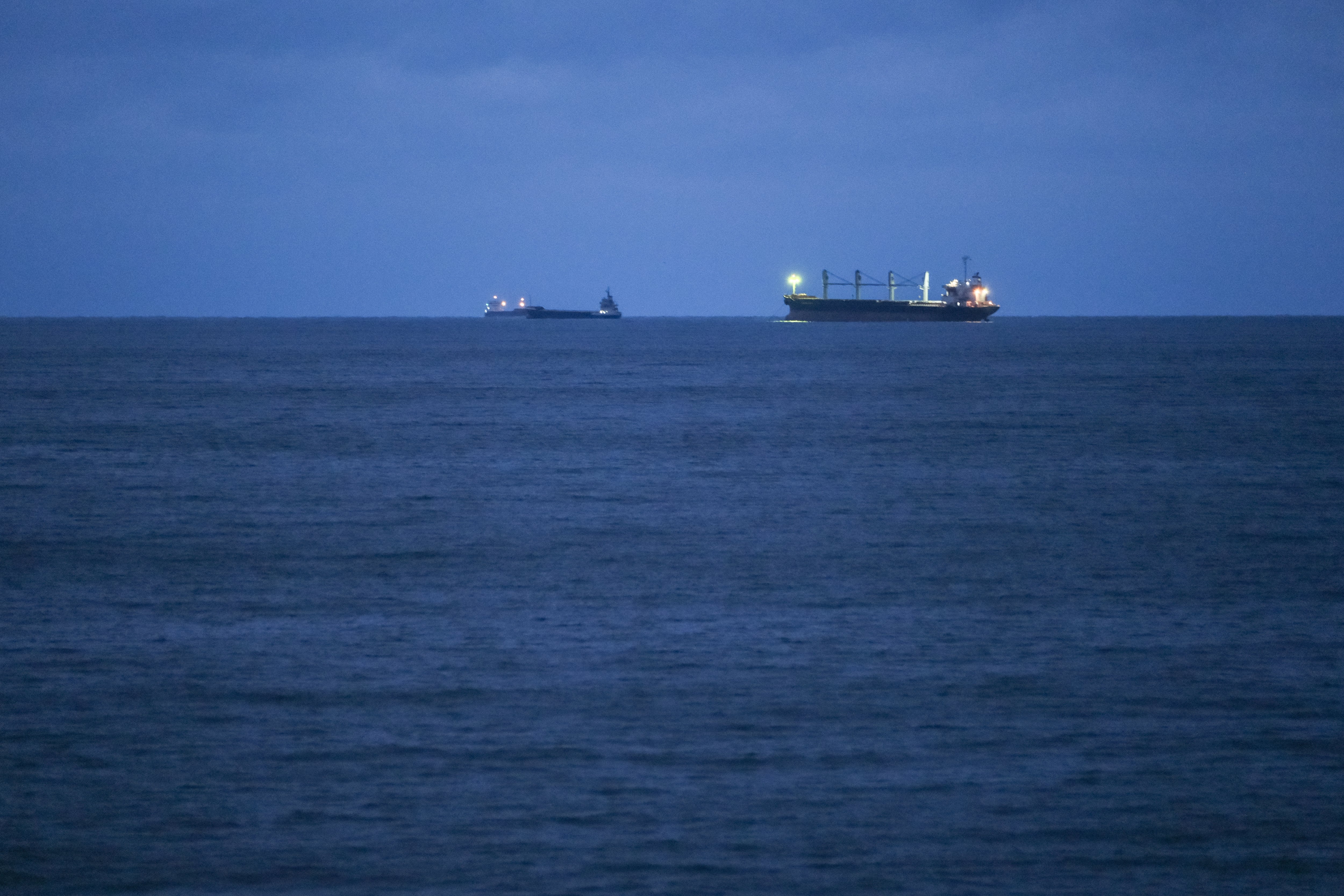 Romanian authorities launch rescue after another Black Sea ship fire leaves 8 missing