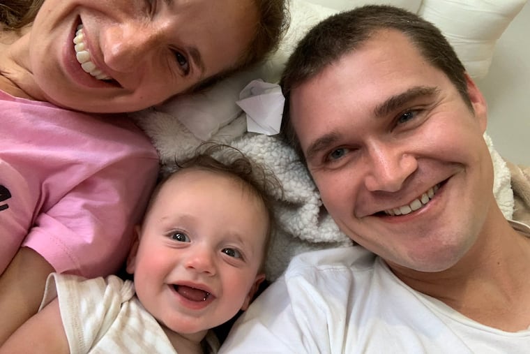 Lizzy, Dave and baby Michael