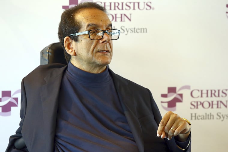 Charles Krauthammer, the Fox News contributor and syndicated columnist, says he has "only a few weeks to live" because of an aggressive form of cancer. Krauthammer disclosed his doctors' prognosis in a letter released Friday, June 8, 2018 to colleagues, friends and viewers.