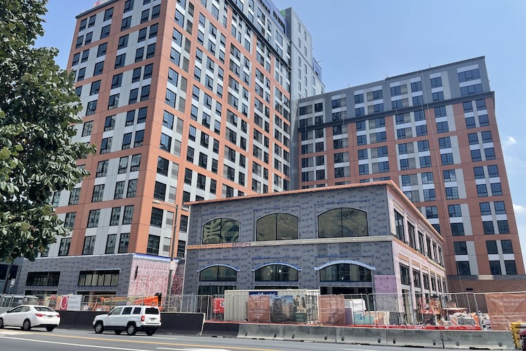 Toll Brothers' 344-unit apartment on North Broad Street in Philadelphia. After building or starting 28,000 apartments, most since 2015, the Fort Washington-based homebuilder is selling its apartment development business and unbuilt properties after demand for its new housing slowed earlier this year.