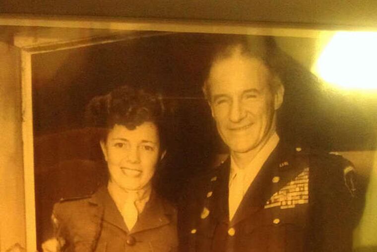 On their wedding day in 1946, Margaret and Anthony J. Drexel Biddle Jr. She was a Canadian assigned as a major under Gen. Dwight D. Eisenhower. He was a soldier and diplomat from Philadelphia.