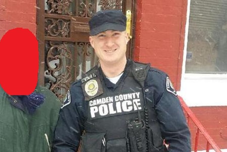 Camden County Police Officer David Stinsman in a 2015 photo tweeted by his police department.
