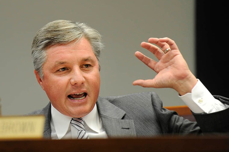 Evesham Mayor Randy Brown had pointed exchanges that went on YouTube. (SHARON GEKOSKI-KIMMEL / File)