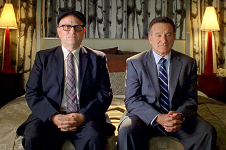 Bobcat Goldthwait, left, and Robin Williams met 25 years ago on the stand-up circuit. Now, they’ve collaborated on "World's Greatest Dad."
