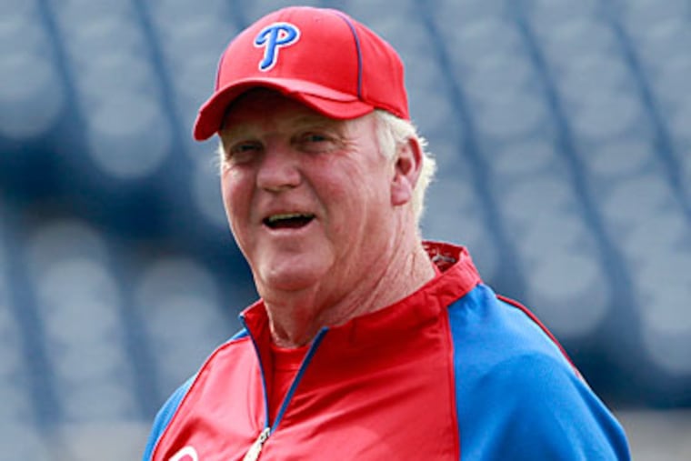 Asked what grade he would give Charlie Manuel for the season, Ruben Amaro Jr. replied, "Incomplete." (Yong Kim/Staff Photographer)