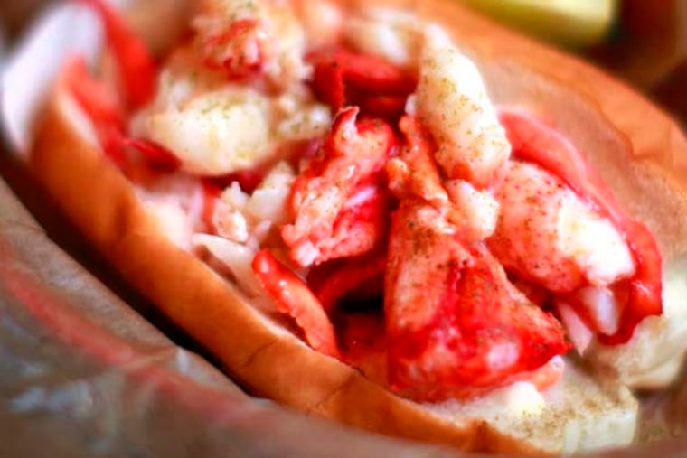 Lobster roll at Luke's Lobster, 130 S 17th St, June 2013. ( DAVID SWANSON / Staff Photographer )