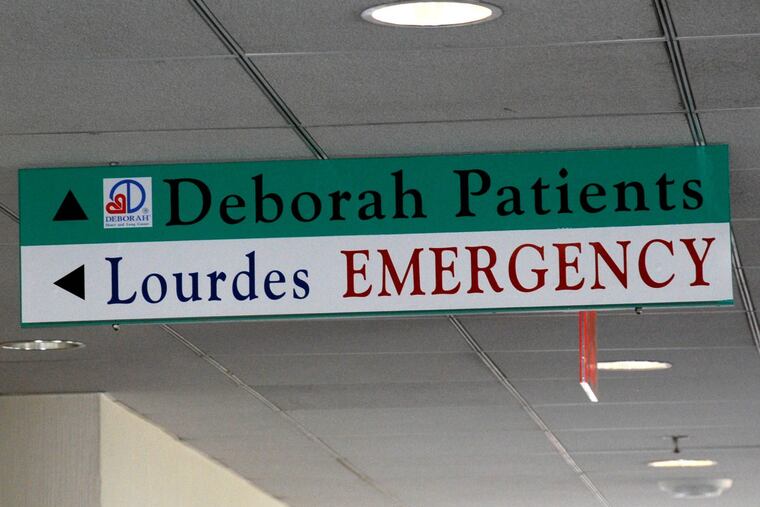 Capital Health on July 1 will start operating the satellite emergency room at Deborah Heart & Lung Center in Browns Mills, taking over from from Lourdes Medical Center of Burlington County.