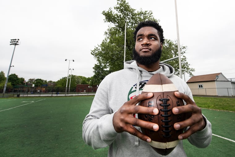 Shareef Miller's mother transferred him from Frankford to George Washington to help keep him safe and keep his grades up.