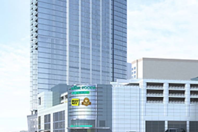 Part of an artist's rendering of the forthcoming Franklintown development just north of Center City.