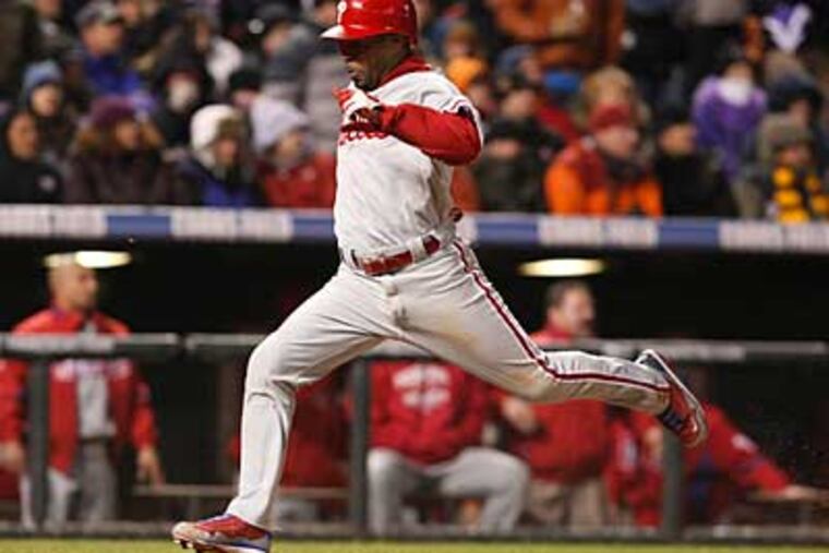 "Hopefully they can call us the Little Red Machine," Jimmy Rollins said of the Phillies' bid to repeat as National League champions. (Ron Cortes/Staff Photographer)