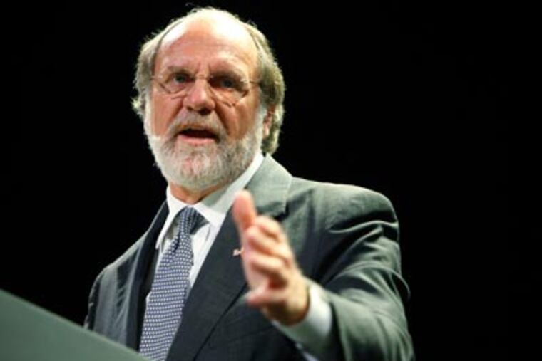 New Jersey Gov. Jon S. Corzine addresses the New Jersey AFL-CIO 2009 Legislative Conference in Atlantic City, N.J., earlier this month. (AP Photo/Matt Rourke)