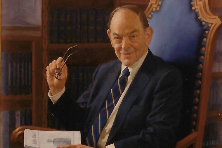 This portrait of Dr. Asbury, by John Martin, hangs at the College of Physicians of Philadelphia.