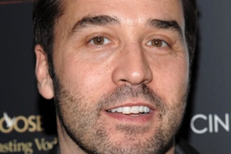 Jeremy Piven on Dec. 8, before illness blamed on mercury from fish forced him off Broadway. (See "Sushi strikes down Piven.")