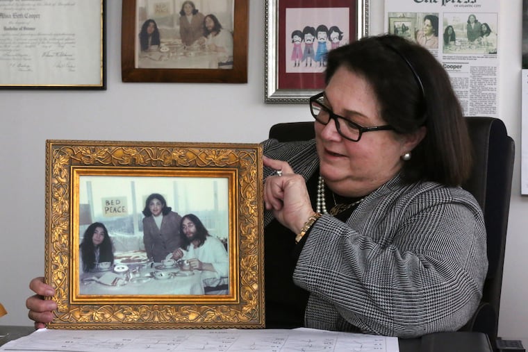Alisa Cooper talks about photographs of her when she interviewed John Lennon and Yoko Ono during their famous bed-in, at the Hilton Hotel, in Amsterdam, when she was a high school student 50 years ago.
