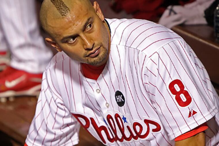 Shane Victorino has won two Gold Glove awards. (Steven M. Falk/Staff file photo)