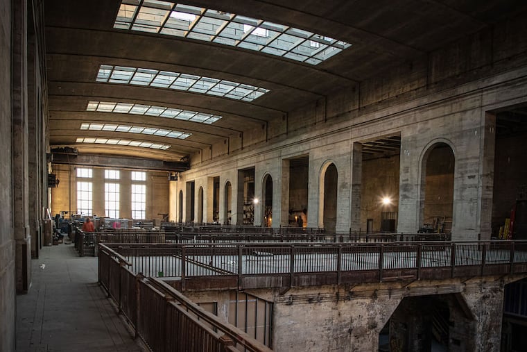 The cavernous interior space at The Battery that will house Ballers.