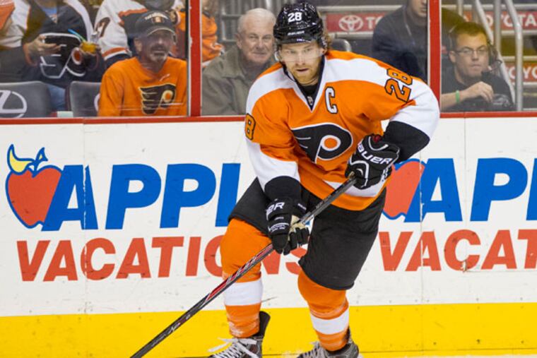 Flyers captain Claude Giroux. (Chris Szagola/AP)