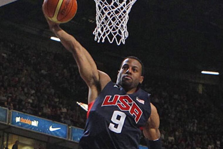 Andre Iguodala could have played for Team Nigeria, but held out to play with Team USA. (Dave Thompson/AP)