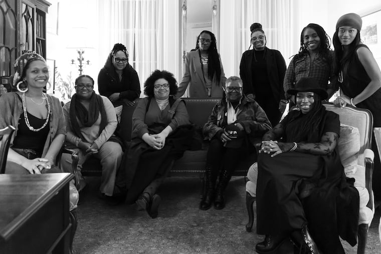 Women gather for the Room to Write (and Rest!) retreat on March 1, 2024.