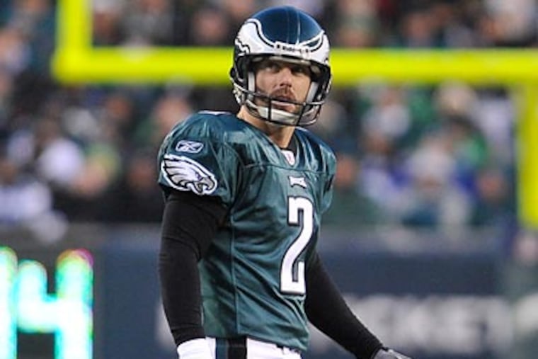 David Akers missed two field goals that proved crucial in the Eagles' 5-point loss to the Packers. (Clem Murray/Staff Photographer)