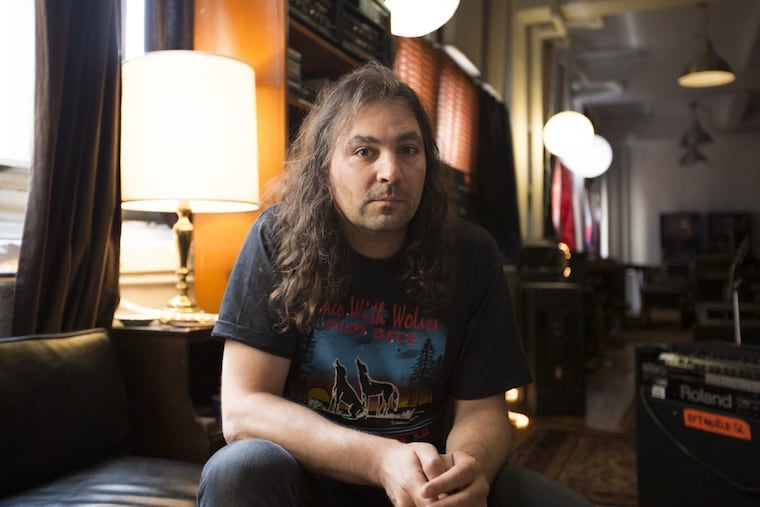 Adam Granduciel sits in his South Philadelphia studio. The War on Drugs will headline the Xponential Festival next summer.