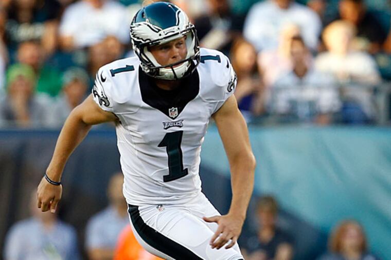 Eagles kicker Cody Parkey.