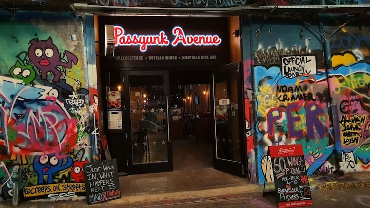 Passyunk Avenue's Waterloo location in London sports a familiar font in the sign.